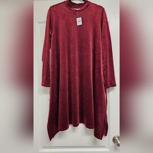 New J Jill Velvet Dress large